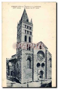 Postcard Old Embrun Bell tower of the Cathedral