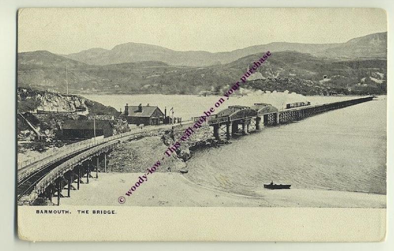 tp1006 - Barmouth Bridge , Merionethshire , Wales - postcard