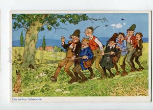3116697 Seven Swabians Grimm Fairy Tale by BAUMGARTEN Vintage