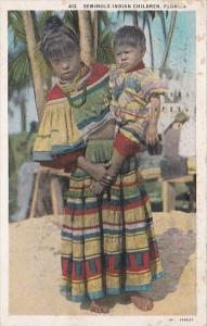 Seminole Indian Children In Florida 1931 Curteich