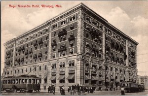 Vintage Postcard Royal Alexandra Hotel, Winnipeg Manitoba, Canada KB7