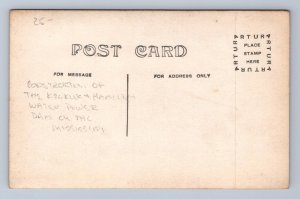 RPPC KEOKUK & HAMILTON WATER POWER PLANT DAM MISSISSIPPI IOWA PHOTO POSTCARD