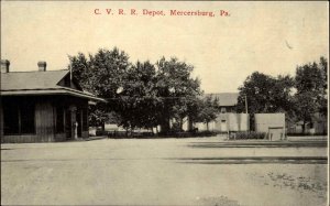 Mercersburg PA Pennsylvania CVRR RR Train Station Depot c1910 Postcard