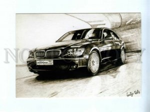 540953 Gavs brothers modern car BMW 7er E65/E66 L postcard