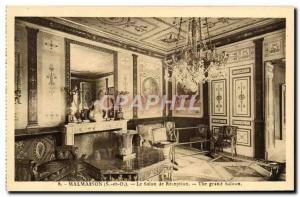 Old Postcard Malmaison The reception Salon