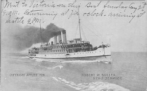 Robert W Buller Ferry Boats Ship Unused 