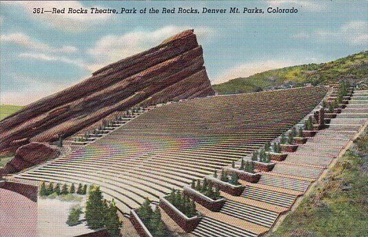 Red Rocks Theatre Park Of The Red Rocks Denver mount Parks Colorado