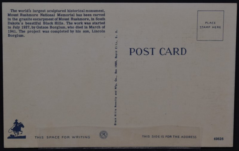 Black Hills, SD - Mt. Rushmore by Moonlight