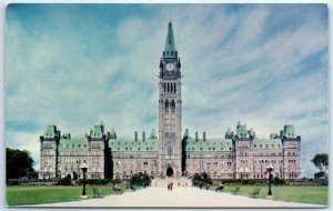 M-22975 Main Building And Peace Tower Parliament Building Ottawa Canada