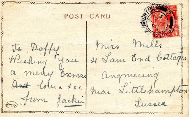 Greeting - Christmas, Santa Claus, Pink Robe