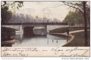 Illinois Chicago Scene In Jackson Park 1907