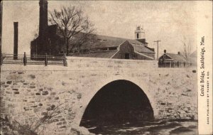 Southbridge Massachusetts MA Central Bridge c1910 Vintage Postcard