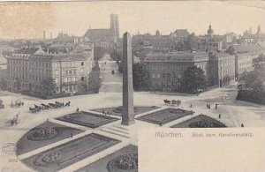 Germany Muenchen Blick vom Karolinenplatz