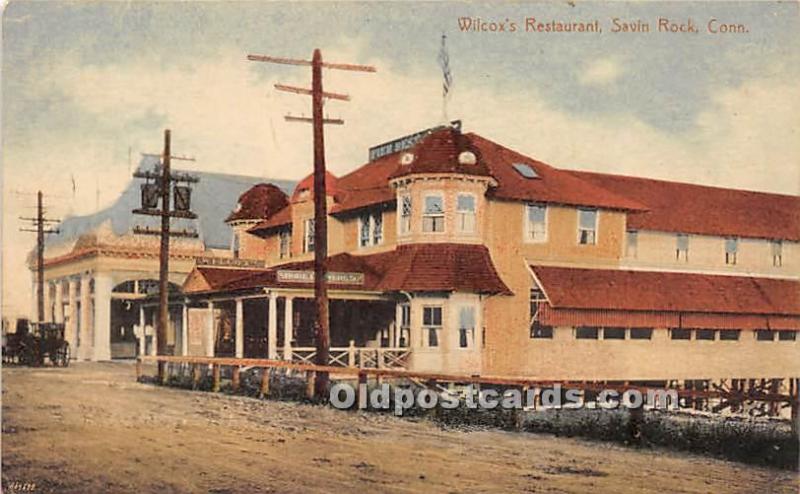 Wilcox's Restaurant Savin Rock, Connecticut, CT, USA 1911 