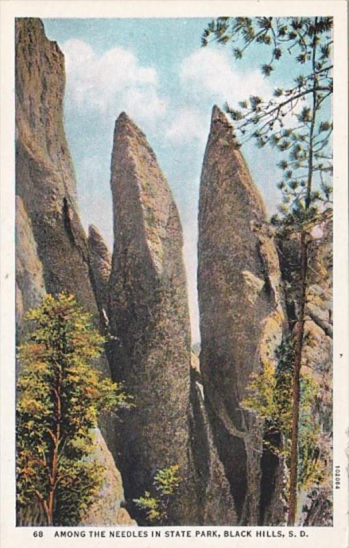 South Dakota Black Hills Among The Needles In State Park Curteich