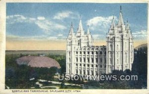 Temple & Tabernacle - Salt Lake City, Utah UT  