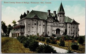 Walkerton Ontario Bruce County House of Refuge ON Unused Valentine Postcard H62