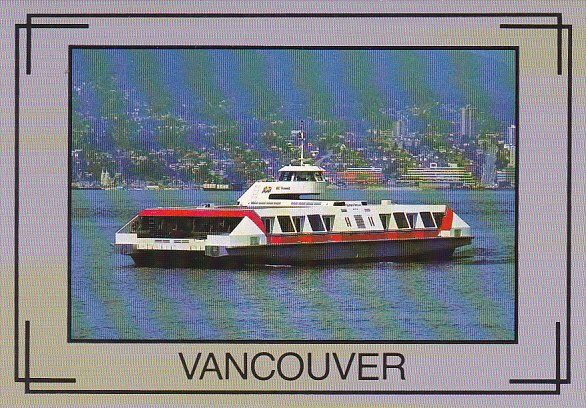 Canada The Sea Bus Ferry Vancouver