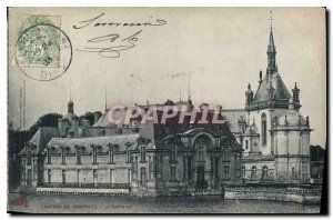 Old Postcard Chateau de Chantilly