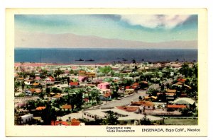 Mexico - Ensenada, Baja California. Panoramic View, City & Bay