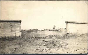 Beatrice Nebraska NE Cancel Concrete Wall c1910 Real Photo Vintage Postcard