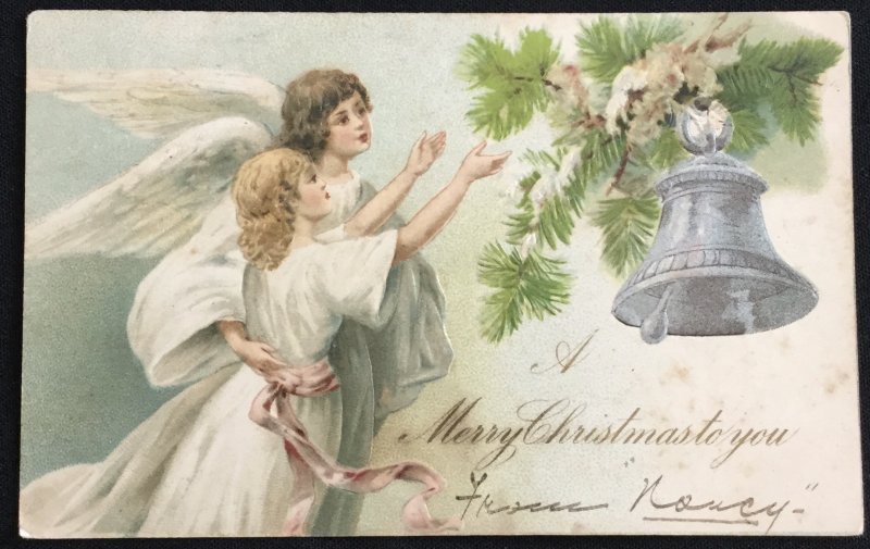 Used Postcard “A Merry Christmas To You” 12/1906 LB