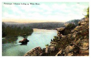 Postcard PANORAMIC SCENE White River Arkansas AR AP6661