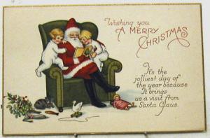 B2005   CHRISTMAS    POSTCARD,  SANTA