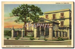 Postcard Old Havana Columbus Memorial Chapel Cuba