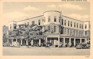 Corinth Mississippi Hotel Waldron Vintage Postcard AA40658