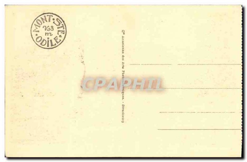 Old Postcard Mont Sainte Odile and St Nabor