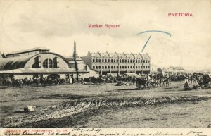 PC CPA SOUTH AFRICA, PRETORIA, MARKET SQUARE, VINTAGE POSTCARD (b15741)