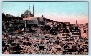 Cimetiere a Citadelle - Cairo EGYPT Postcard