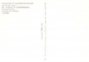 Postcard Couleurs Et Lumiere De France Le Val De Loire Chateau De Chenonceau