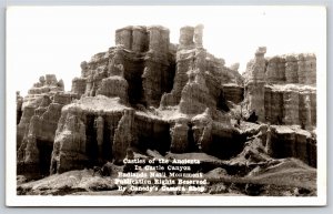 RPPC~South Dakota~Castles Of The Ancients @ Badlands Natl Monument~Real Photo PC