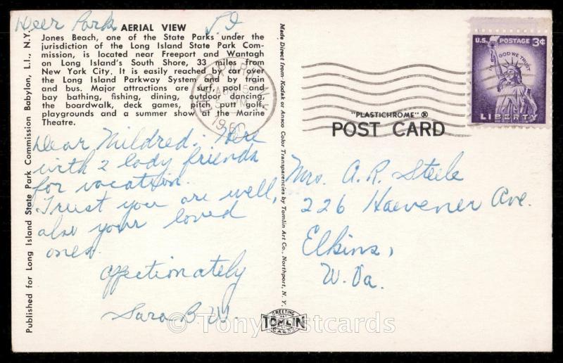 Aerial View of Jones Beach