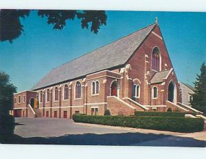 Unused Pre-1980 CHURCH SCENE East Haven Connecticut CT L3125