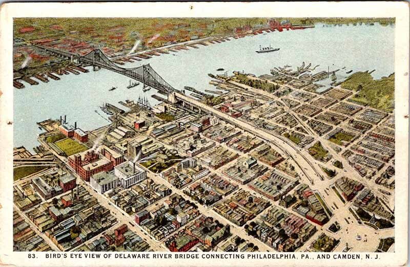 Postcard BRIDGE SCENE Philadelphia Pennsylvania PA AN2101