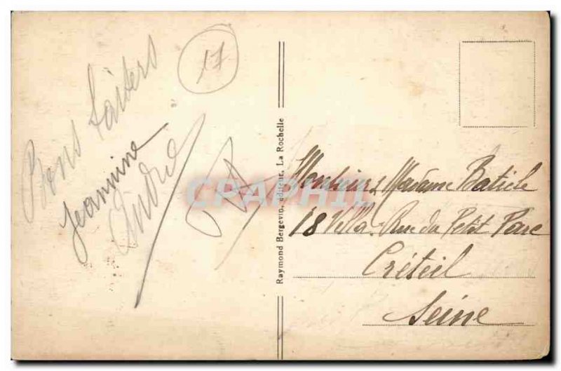 Fouras - La Plage - Old Postcard