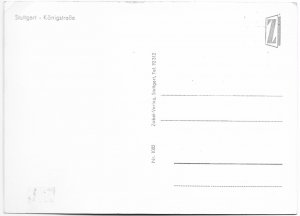 Stuttgart, Germany. König Strasse.  Unused