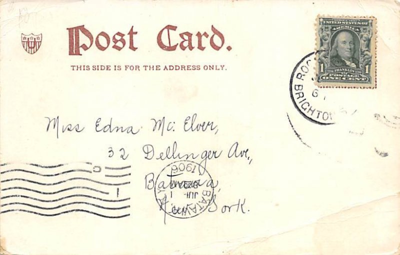 Monday The girl doing laundry Sun Bonnet 1906 