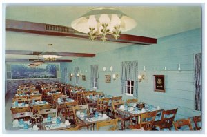 c1960s Dining Room, Colonial Pancake House Inc, Normal IL Vintage Postcard 