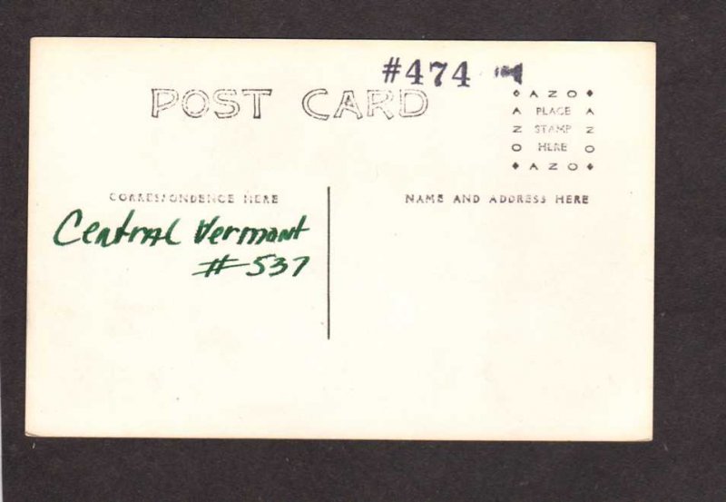 Central Vermont Railroad Train Locomotive 537 Postcard Repro