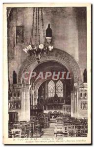 Old Postcard Duclair Interior of the Church