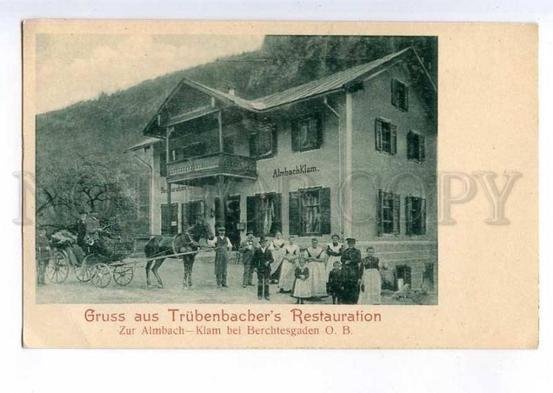 235381 GERMANY Berchtesgaden Gruss Trubenbachers Restauration