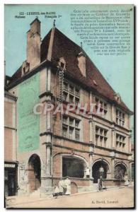 Old Postcard Luxeuil Les Bains House Francois 1er