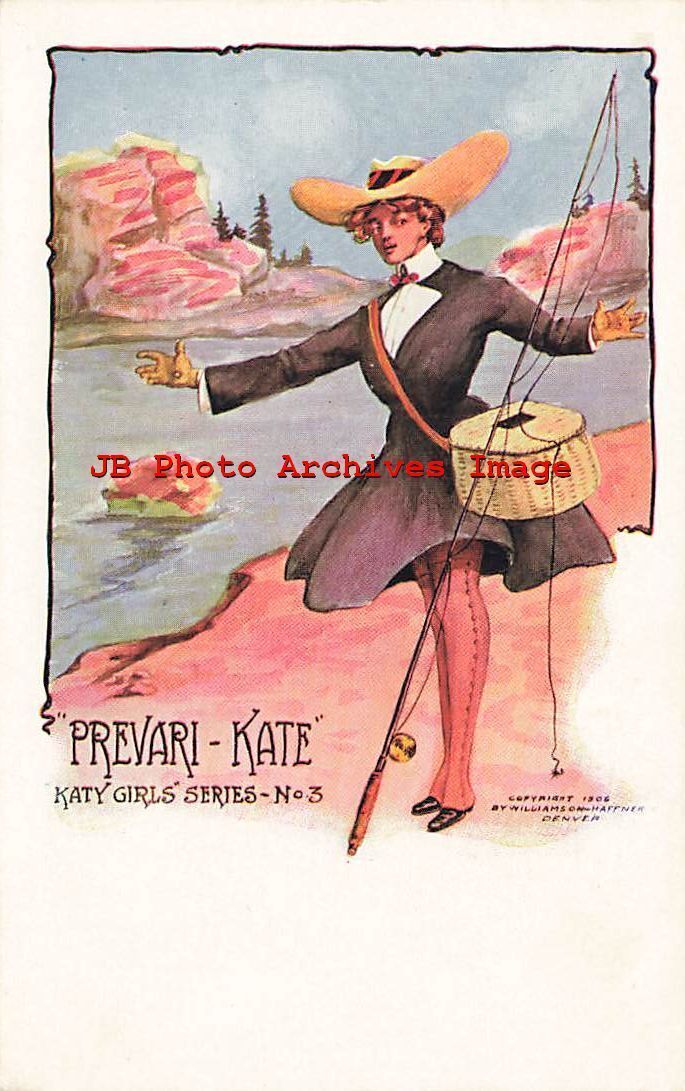 Unknown Artist, Williamson-Haffner Katy Girls No 3, Prevari-Kate, Fishing