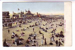 Many People on  Revere Beach Massachusetts,