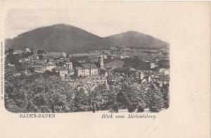 B79459 baden baden blick vom michaelsberg   germany front/back image