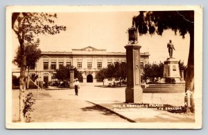 RPPC  Mexico City  Palace and Monument to Obregon     Postcard
